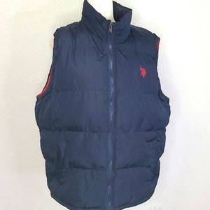 U.S. Polo Assn. Puffer vest navy blue large